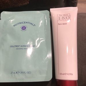 NuSkin 180 Face Wash and Free Nutricentials recovery mask